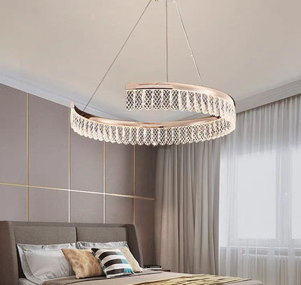 Chandelier SLAT by Rodesigne — brass designer chandelier, custom lighting by RODESIGNE