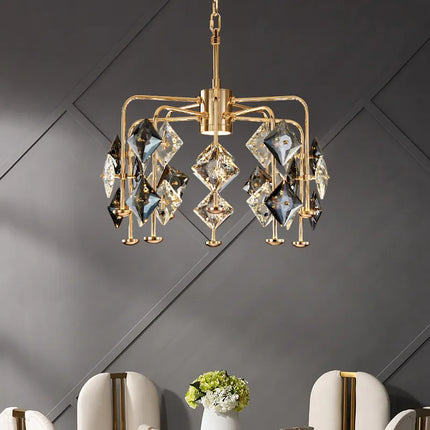 Chandelier CRISTA by Rodesigne — glass designer chandelier, custom lighting by RODESIGNE