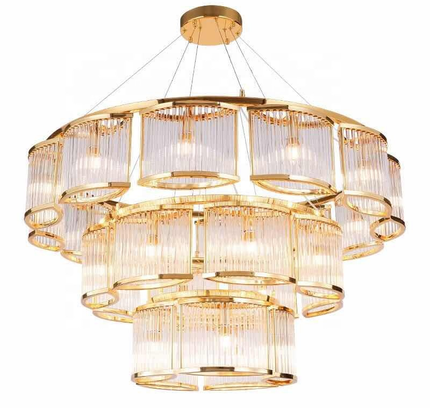 Chandelier STILIO by Rodesigne — glass designer chandelier, custom lighting by RODESIGNE