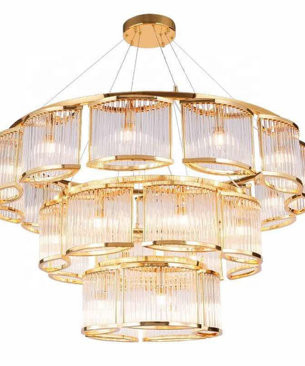 Chandelier STILIO by Rodesigne — glass designer chandelier, custom lighting by RODESIGNE