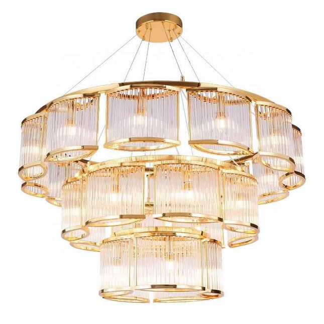 Chandelier STILIO by Rodesigne — glass designer chandelier, custom lighting by RODESIGNE