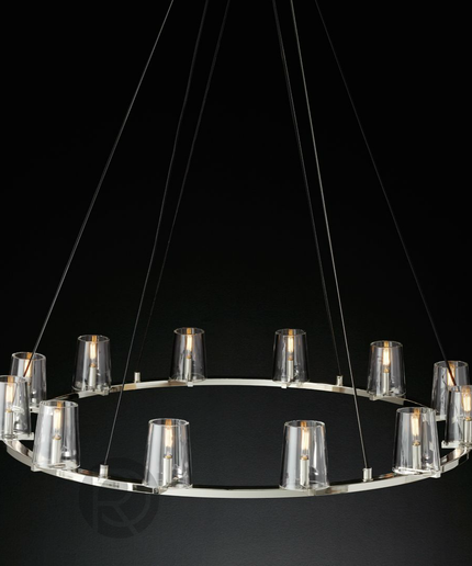 Designer chandelier PAUILLAC by Rodesigne — glass designer chandelier, custom lighting by RODESIGNE