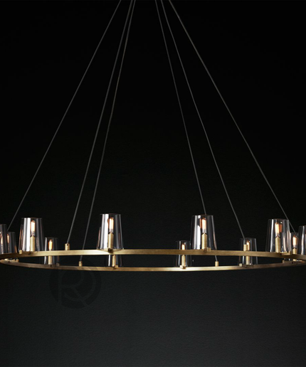 Designer chandelier PAUILLAC by Rodesigne — glass designer chandelier, custom lighting by RODESIGNE