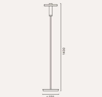Floor lamp CAPELLU by Rodesigne — designer floor lamp by RODESIGNE