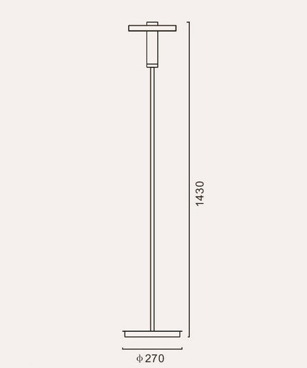 Floor lamp CAPELLU by Rodesigne — designer floor lamp by RODESIGNE