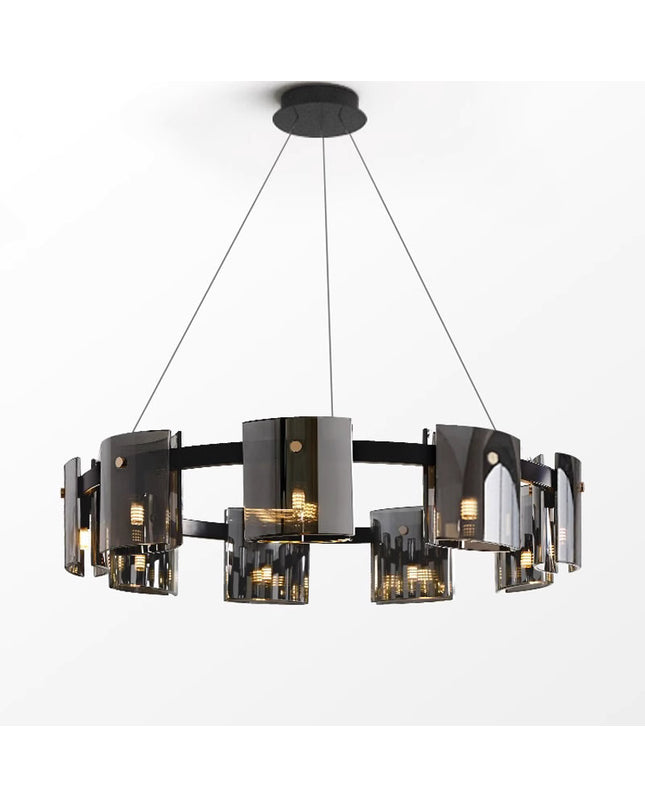 Chandelier YENFALD by Rodesigne — glass designer chandelier, custom lighting by RODESIGNE