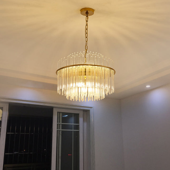 Chandelier Nembus by Rodesigne — glass designer chandelier, custom lighting by RODESIGNE