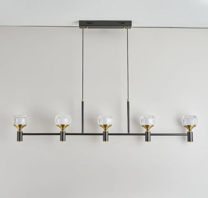 Chandelier DEMETRO LONG by Rodesigne — designer chandelier, custom lighting by RODESIGNE