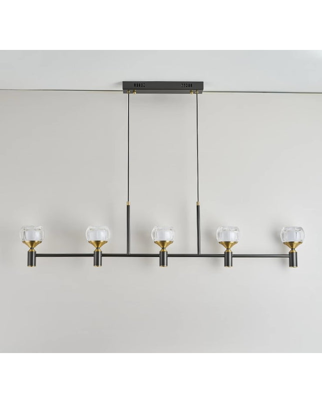 Chandelier DEMETRO LONG by Rodesigne — designer chandelier, custom lighting by RODESIGNE