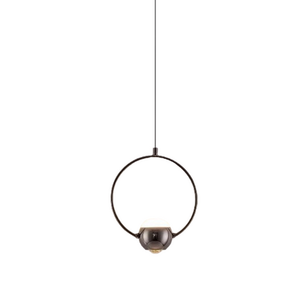 Pendant lamp SERPENTINA by Rodesigne — glass modern pendant light, custom designer lighting by RODESIGNE