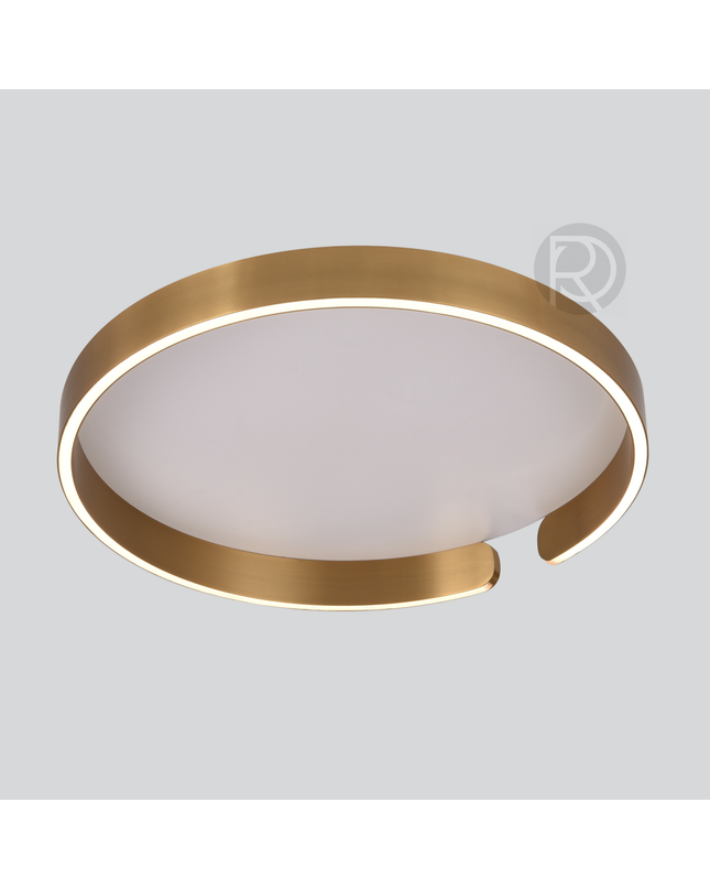 Ceiling lamp CIRCUN by Rodesigne — brass ceiling light fixture, designer lighting by RODESIGNE