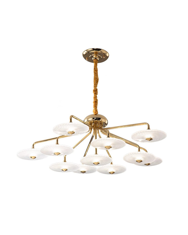Chandelier LOPS by Rodesigne — brass designer chandelier, custom lighting by RODESIGNE