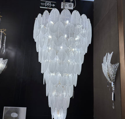Chandelier FELTY by Rodesigne — glass designer chandelier, custom lighting by RODESIGNE