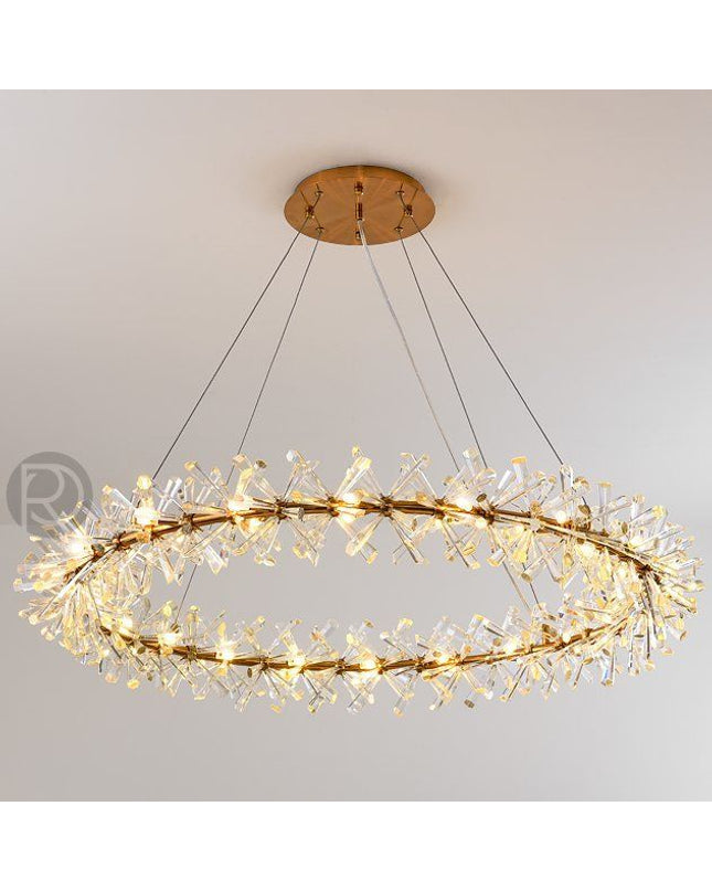 Chandelier MARIANNA by Rodesigne — glass designer chandelier, custom lighting by RODESIGNE
