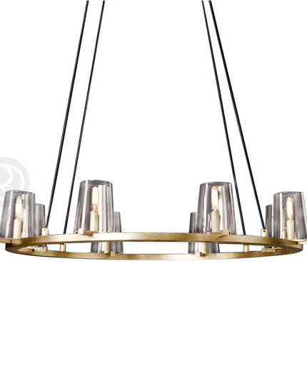 Designer chandelier PAUILLAC by Rodesigne — glass designer chandelier, custom lighting by RODESIGNE