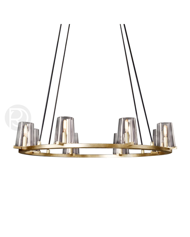 Designer chandelier PAUILLAC by Rodesigne — glass designer chandelier, custom lighting by RODESIGNE