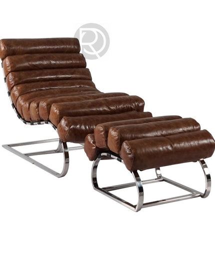 Armchair with ottoman ONDA by Rodesigne — designer armchair, custom furniture by RODESIGNE