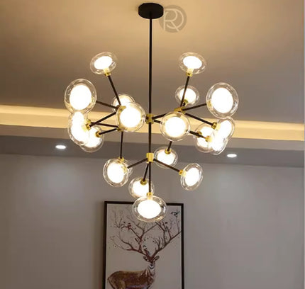 Chandelier LEGGERO by Rodesigne — glass designer chandelier, custom lighting by RODESIGNE
