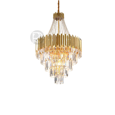 Chandelier PRECIOUS MAJESTY by Rodesigne — brass designer chandelier, custom lighting by RODESIGNE