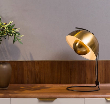 Table lamp PILARIN by Rodesigne — brass designer table lamp by RODESIGNE