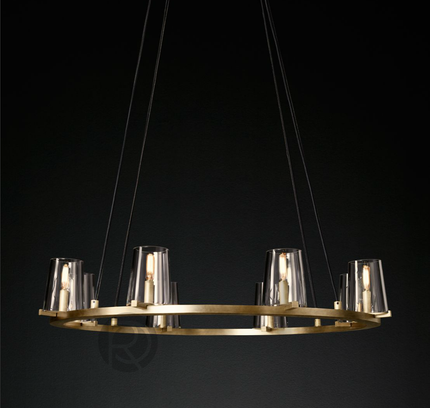 Designer chandelier PAUILLAC by Rodesigne — glass designer chandelier, custom lighting by RODESIGNE