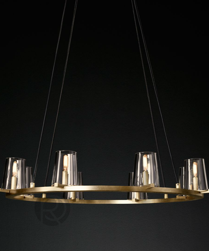 Designer chandelier PAUILLAC by Rodesigne — glass designer chandelier, custom lighting by RODESIGNE