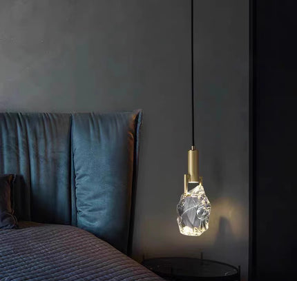 TRISS by Rodesigne pendant lamp — brass modern pendant light, custom designer lighting by RODESIGNE
