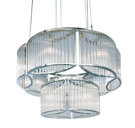 Chandelier STILIO by Rodesigne — glass designer chandelier, custom lighting by RODESIGNE