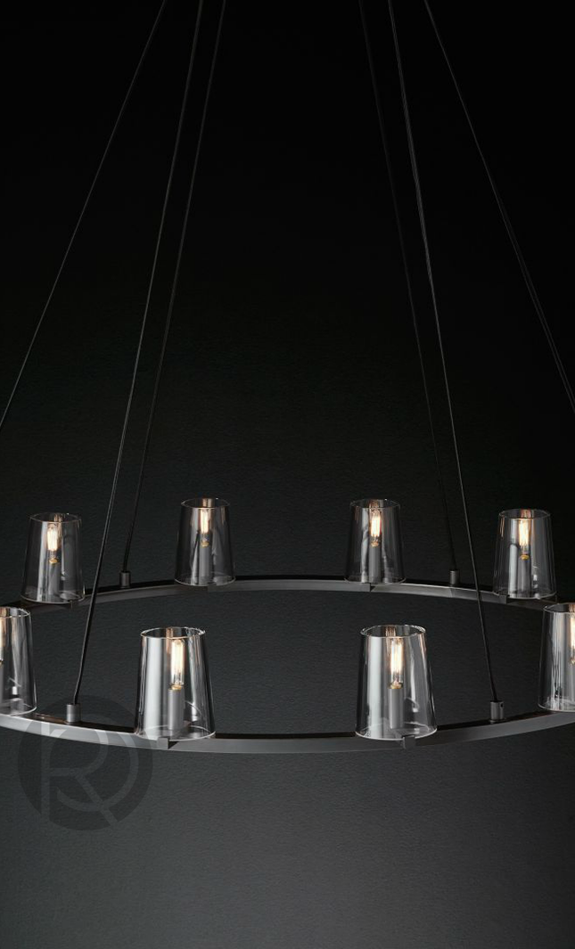 Designer chandelier PAUILLAC by Rodesigne