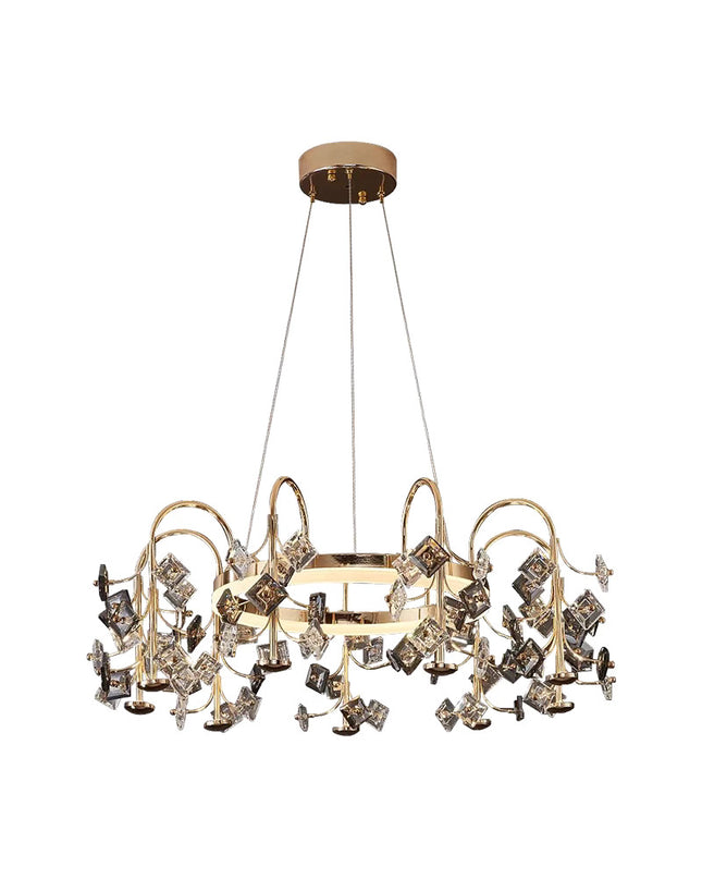 Chandelier FEL by Rodesigne — glass designer chandelier, custom lighting by RODESIGNE