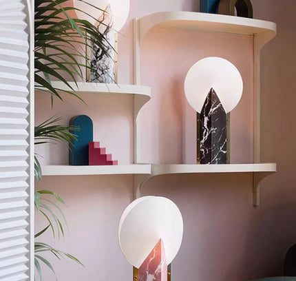 Table lamp VITORIO by Rodesigne — glass designer table lamp by RODESIGNE