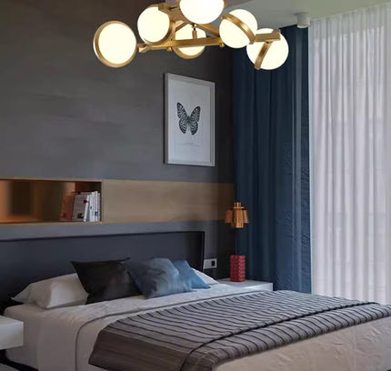 Chandelier AZIN by Rodesigne — brass designer chandelier, custom lighting by RODESIGNE