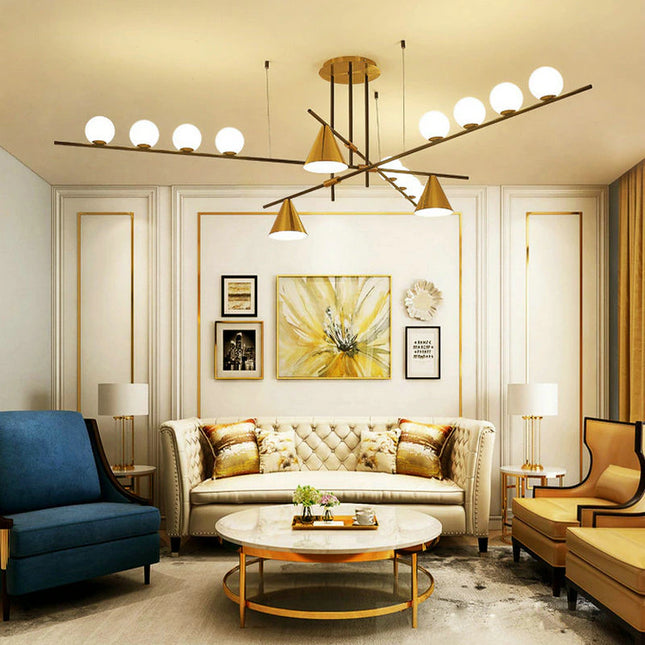Chandelier Zenon by Rodesigne — brass designer chandelier, custom lighting by RODESIGNE