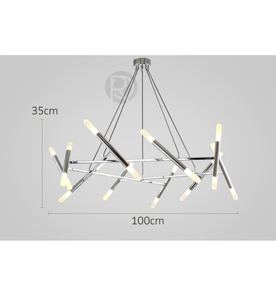 Designer chandelier PENTAGON by Rodesigne — designer chandelier, custom lighting by RODESIGNE