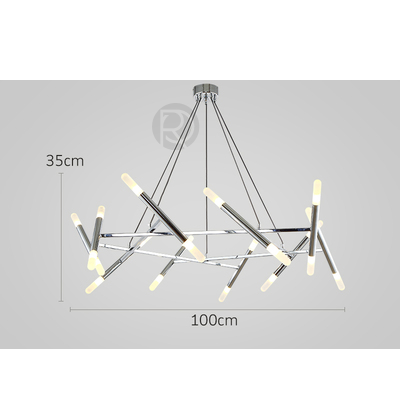 Designer chandelier PENTAGON by Rodesigne — designer chandelier, custom lighting by RODESIGNE