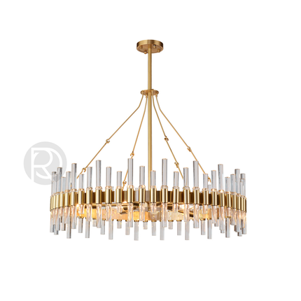 Chandelier HASKELL by Rodesigne — glass designer chandelier, custom lighting by RODESIGNE