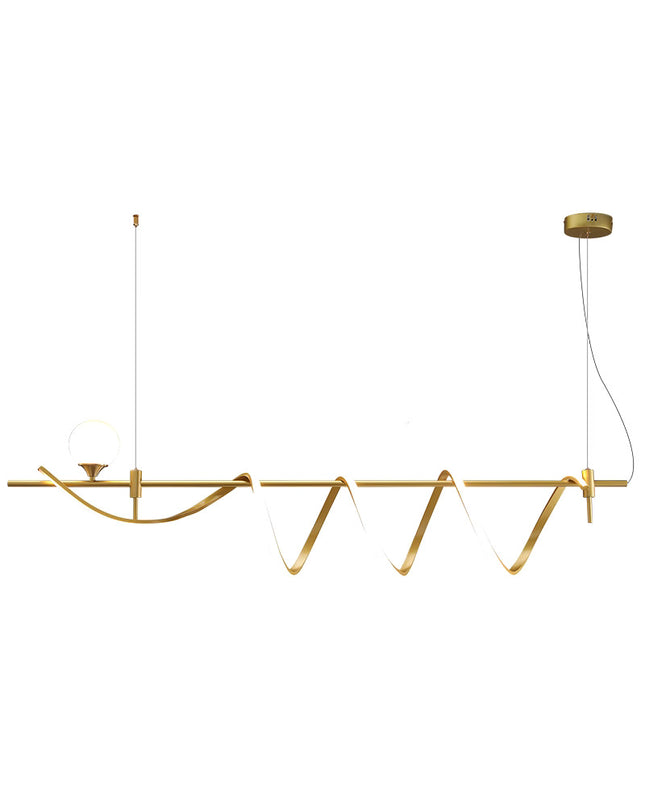 Chandelier WIRM by Rodesigne — brass designer chandelier, custom lighting by RODESIGNE
