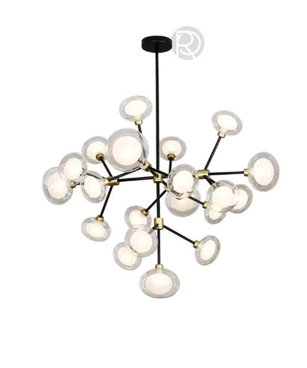 Chandelier LEGGERO by Rodesigne — glass designer chandelier, custom lighting by RODESIGNE