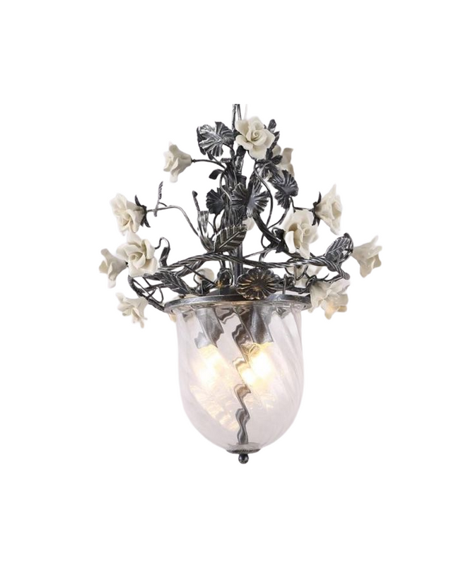 Chandelier REVA by Rodesigne — glass designer chandelier, custom lighting by RODESIGNE