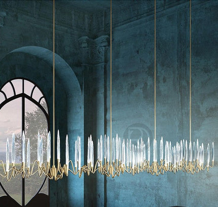 Chandelier PEZZO by Rodesigne — brass designer chandelier, custom lighting by RODESIGNE