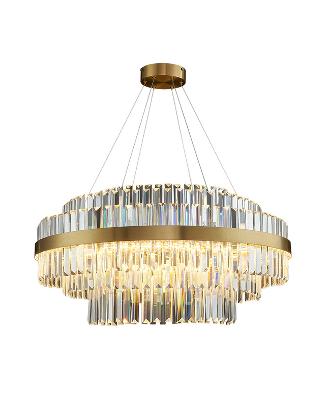 Chandelier MATILDA by Rodesigne — brass designer chandelier, custom lighting by RODESIGNE