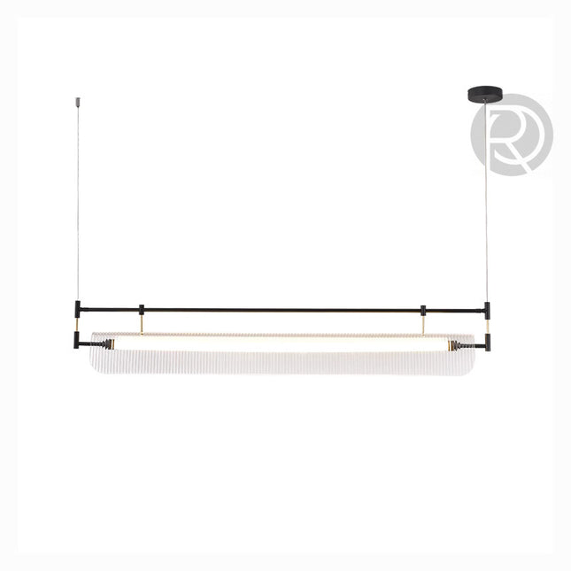 Hanging lamp DINARIO by Rodesigne — glass modern pendant light, custom designer lighting by RODESIGNE