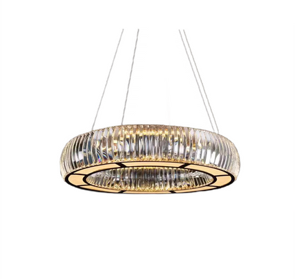 Chandelier KOMPART by Rodesigne — glass designer chandelier, custom lighting by RODESIGNE