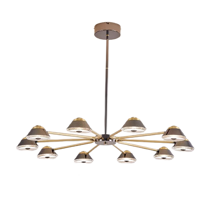 Chandelier LAPPY by Rodesigne — glass designer chandelier, custom lighting by RODESIGNE