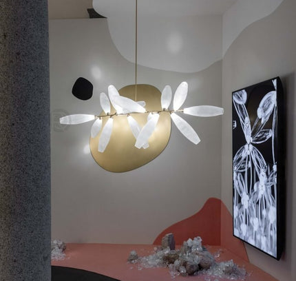 Pendant lamp GEM by Rodesigne — brass modern pendant light, custom designer lighting by RODESIGNE