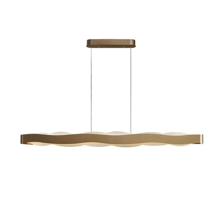 Chandelier PERSONALITY BAND by Rodesigne — brass designer chandelier, custom lighting by RODESIGNE