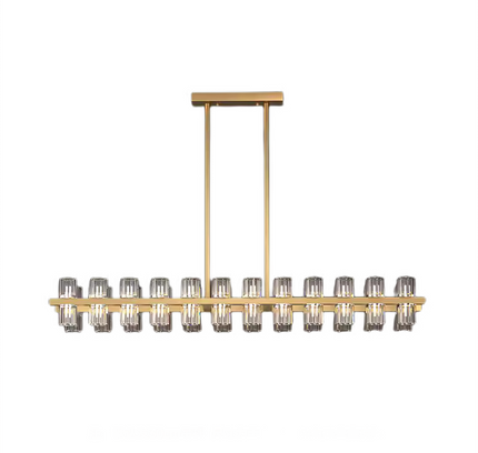 Chandelier TASSE by Rodesigne — brass designer chandelier, custom lighting by RODESIGNE