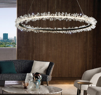 Chandelier PELZIG by Rodesigne — glass designer chandelier, custom lighting by RODESIGNE