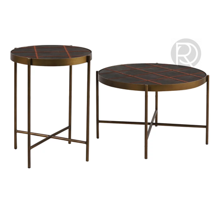 Set of coffee tables FOSA by Rodesigne — bronze designer piece by RODESIGNE