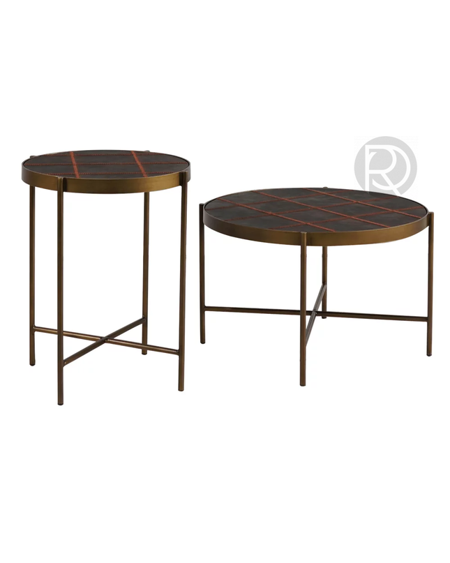 Set of coffee tables FOSA by Rodesigne — bronze designer piece by RODESIGNE